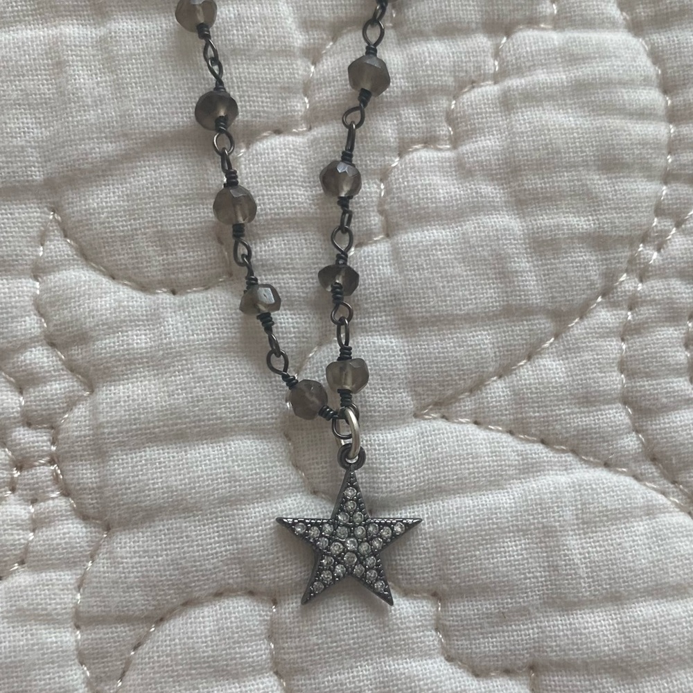 Star beaded necklace